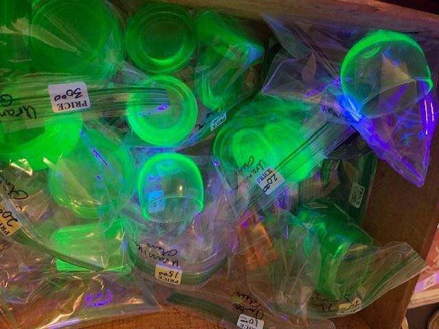 LOTS of Uranium Glass