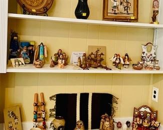 Arizona and New Mexico Clay Art  Nativity Scenes Different Kinds