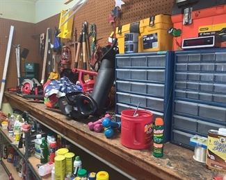 Tools, Chemicals, Yard tools, Tool boxes, Saws, Leaf Blower - Lots for ALL you Guy OPEN Thursday - Saturday 8-4 and Sun 9-2pm 1002 Parkstead Dr. Taylor Lake Village - Pasedena  off NASA RD