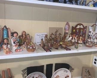 Native American Nativity Scenes and Precious Collectibles from Native American Tribes of New Mexico and Arizona   and Fabulous Native American Stories and Information Books