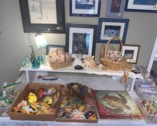 FISHES , sea Shells, Rocks from all over the USA