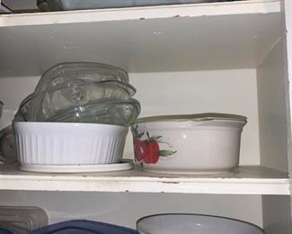 Corning ware and Pyrex