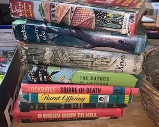 VINTAGE books throughout the house