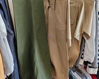 $5 ea US NAVY uniform pants & 3 shirts