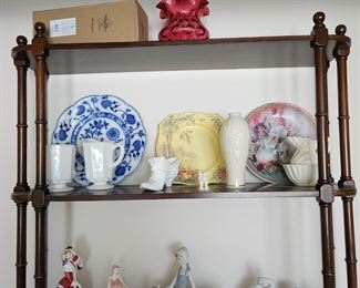 $ Lladro $30 Large  Fenton, Royal Dalton, Lennox. SOLD- Decorative Shelf, small Lladro