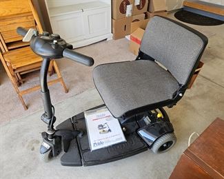 $100 "Sonic" Pride Mobility Scooter, works but needs batteries (requires 2) on Amazon from $50-75 ea