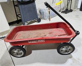 $40  Montgomery Ward 800 Red metal wagon