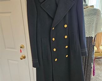 $45   Vintage US Navy Regulation Long Coat