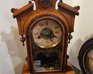 $60 Wm. L Gilbert Antique clock, works