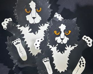 Cats with attitudes platters!!!