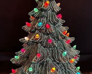 Lit ceramic Christmas tree- you know the one…