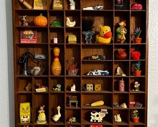 Shadow box with minitures