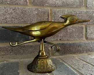 Adorable brass roadrunner 