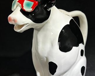 Funky cow pitcher 
