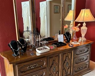 Vintage dresser with mirror