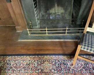 Fender, andirons and screen
