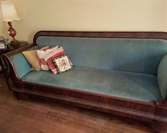 Large Davenport in wonderful condition. Sunday nap would be great here!