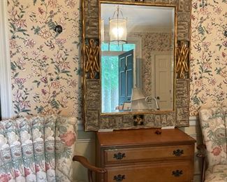 Nice small chest. Another one very similar in another room.