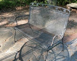 Nice metal bench