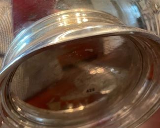 Footed sterling bowl