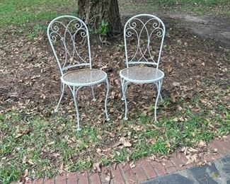 Sweet metal chairs