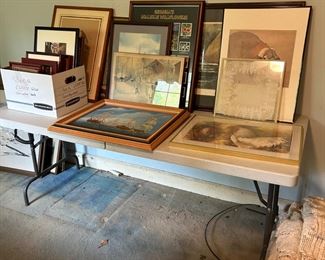 Lots of art work. Every genre and medium. Something for everyone.