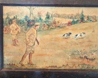  Hunters with Hunting Dogs 1906
