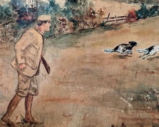  Hunters with Hunting Dogs 1906