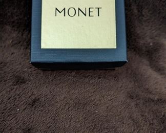 MONET Robin Egg Blue Collectable Enamel Keepsake/Trinket Box 