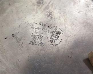 Boy Scout No. 888 WearEver Aluminum - Trade Mark - Made in USA - The Official Boy Scout 