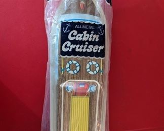 1960's All Metal 'Cabin Cruiser' NIP Toy