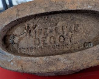 JCHiggins - LIFE-LIKE DECOY - SEARS ROEBUCK AND CO. 