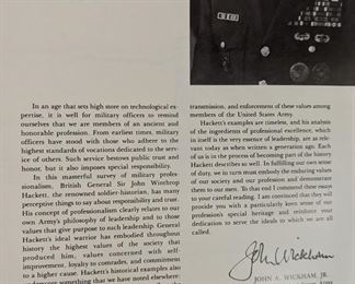 Officer's Call - The Profession of Arms, Booklet  