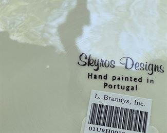 Skyros Designs White Platter - 2 Available. Each Measures 18" D. Photo 2 of 2.