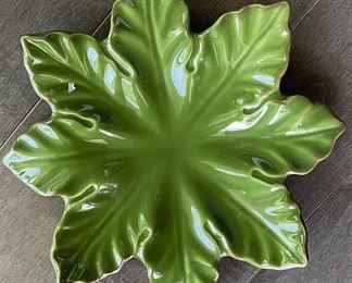 Skyros Designs Green Platter. Measures 12" D.
