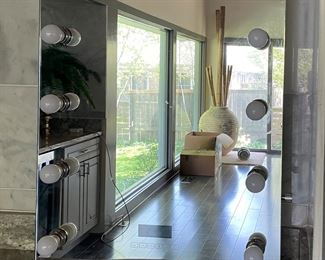 First Generation Hollywood Vanity Mirror with Bluetooth Capability. Measures 24" W x 32" H x 12" D. Photo 1 of 4.