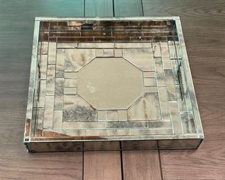Mirrored Tray.