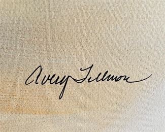 Paris Print by Avery Tillmon On Canvas. Signed by Artist. Measures 40" x 60". Photo 2 of 2.