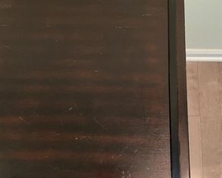 Wood Console Table. Measures 48" x 19" x 30". Photo 2 of 2.