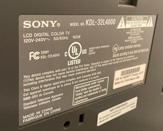 Sony LCD Digital 36" TV. Photo 2 of 2.