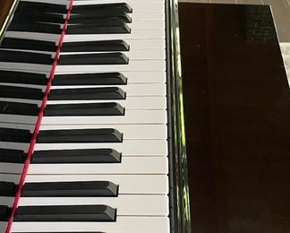 Weber WG-57 Ebony High Gloss Baby Grand Piano. Photo 5 of 9.