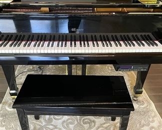 Weber WG-57 Ebony High Gloss Baby Grand Piano. Photo 4 of 9.