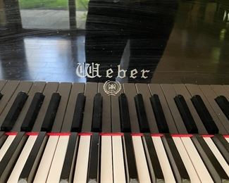 Weber WG-57 Ebony High Gloss Baby Grand Piano. Photo 6 of 9.