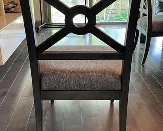 Set of 8 Walter E. Smithe Dining Chairs. Each Measures 20" W x 23" D with 19" Seat Height. Photo 3 of 4.