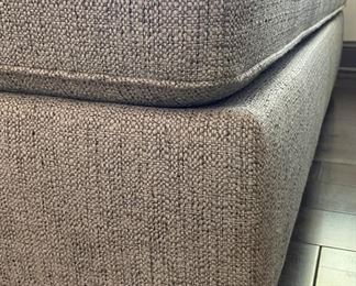 Walter E. Smithe Edward Wide Track Sofa With Two Wrap Around Chaises. Overall Measurements As Pictured: 128" W x 40 D." Two Wrap-Around Chaises Measure 60" W x 64" D Each. Chaises Can Be Replaced with Two Seat Cushions (Not Pictured) To Create A Sofa or Sofa With Single Chaise. Photo 5 of 6.