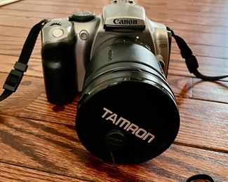 Canon EOS Rebel Camera with Tamron AF 28-200 mm Lense. Photo 1 of 3.