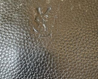 YSL Pebble Leather Tote. Needs New Zipper Pull. Photo 4 of 4.