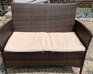 All-Weather Woven Wicker Small-Space Patio Furniture. Photo 2 of 4.