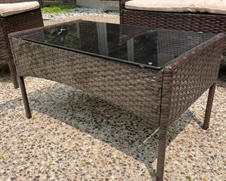 All-Weather Woven Wicker Small-Space Patio Furniture. Photo 4 of 4.