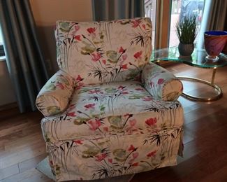 floral  chair  that  rocks